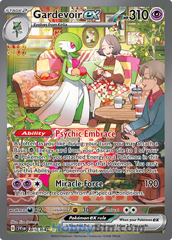 Gardevoir ex #245/198 Special Illustration Rare - Scarlet & Violet Base Set Pokemon card