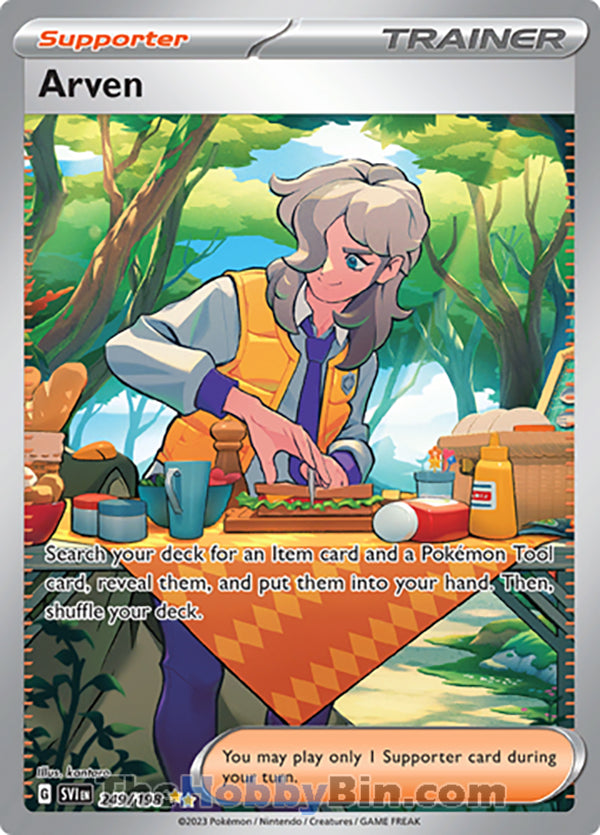 0249 Arven Special Illustration Rare Scarlet & Violet Base Set
