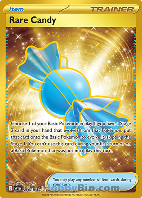 0256 Rare Candy Hyper Rare Scarlet & Violet Base Set