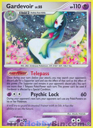 Gardevoir Secret Wonders Holo Rare #7/132