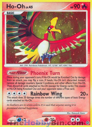 Ho-Oh Secret Wonders Holo Rare #10/132