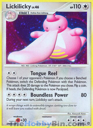 Lickilicky Secret Wonders Holo Rare #12/132