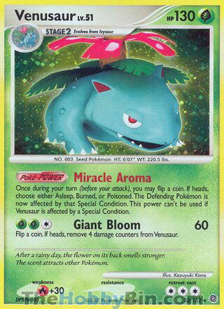 0020 Venusaur Holo Rare Secret Wonders