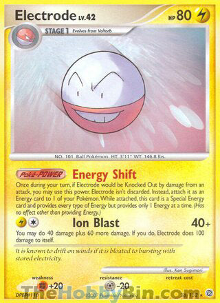 Electrode #26/132 Rare - Secret Wonders Pokemon card