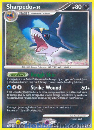 Sharpedo Secret Wonders Rare #37/132