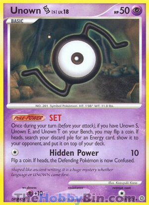0039 Unown [S] Rare Secret Wonders