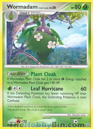 Wormadam Plant Cloak Secret Wonders Rare #41/132