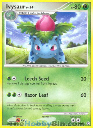 Ivysaur #51/132 Uncommon - Secret Wonders Pokemon card