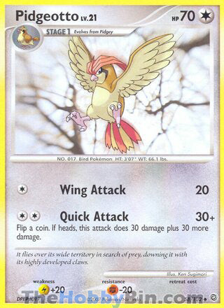 Pidgeotto #58/132 Uncommon - Secret Wonders Pokemon card
