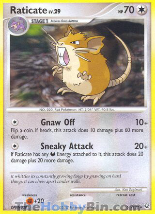 Raticate #61/132 Uncommon - Secret Wonders Pokemon card