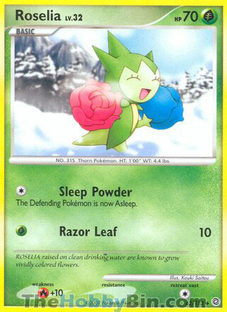 Roselia #62/132 Uncommon - Secret Wonders Pokemon card