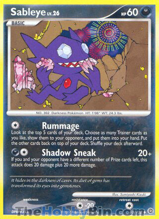 Sableye Secret Wonders Uncommon #63/132