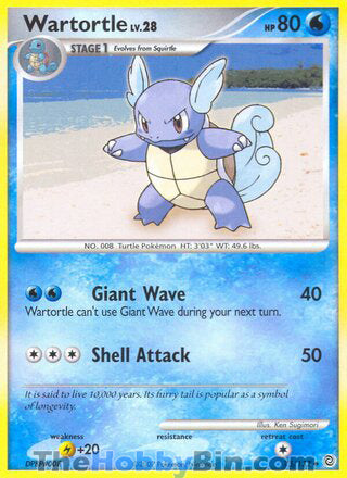 Wartortle Secret Wonders Uncommon #75/132