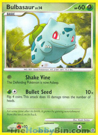 Bulbasaur #77/132 Common - Secret Wonders Pokemon card