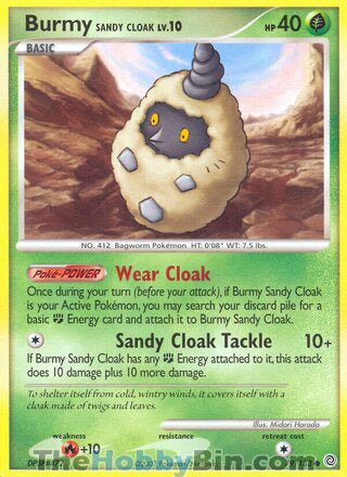 Burmy Sandy Cloak #79/132 Common - Secret Wonders Pokemon card
