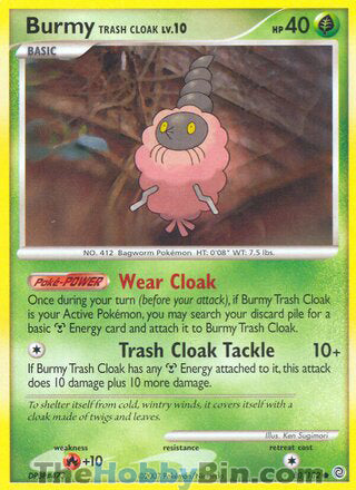 Burmy Trash Cloak #80/132 Common - Secret Wonders Pokemon card