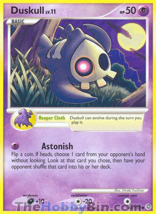 Duskull #86/132 Common - Secret Wonders Pokemon card