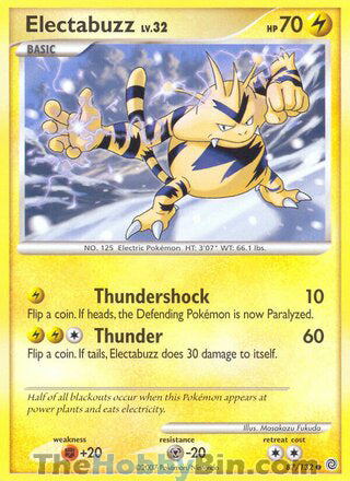 Electabuzz Secret Wonders Common #87/132