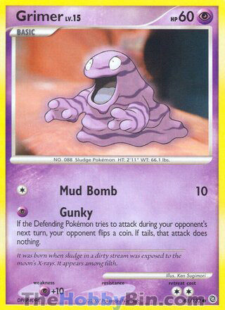 Grimer #88/132 Common - Secret Wonders Pokemon card