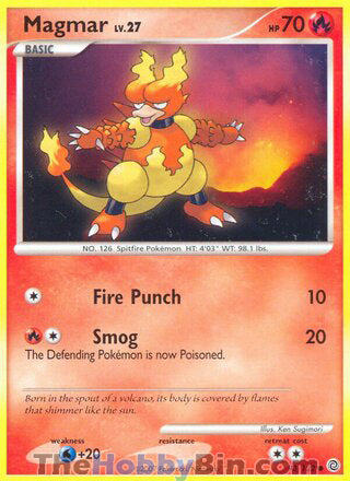 Magmar #93/132 Common - Secret Wonders Pokemon card