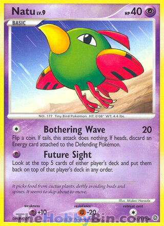 Natu #96/132 Common - Secret Wonders Pokemon card