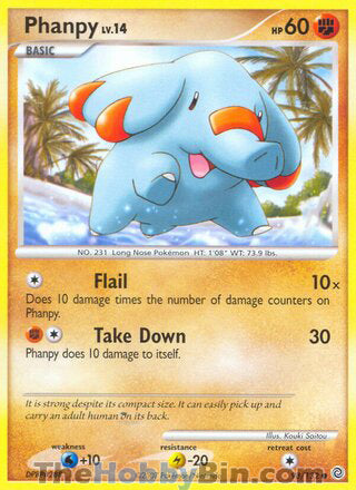 Phanpy #98/132 Common - Secret Wonders Pokemon card