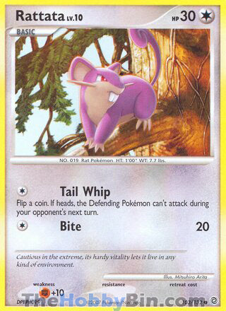 Rattata Secret Wonders Common #103/132