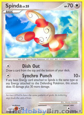 Spinda #111/132 Common - Secret Wonders Pokemon card