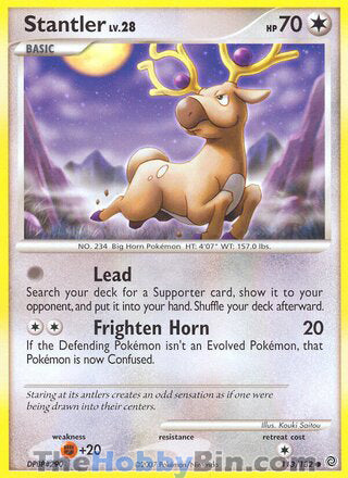 Stantler #113/132 Common - Secret Wonders Pokemon card