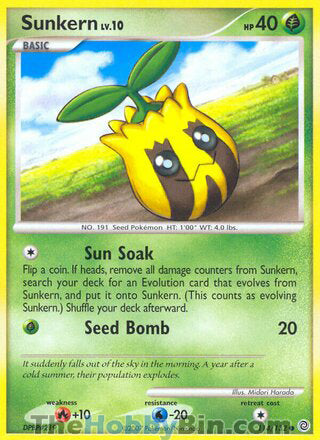 Sunkern #114/132 Common - Secret Wonders Pokemon card