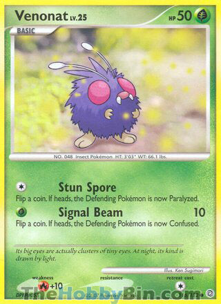 Venonat #116/132 Common - Secret Wonders Pokemon card