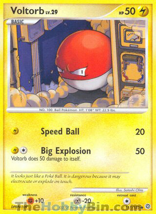 Voltorb #117/132 Common - Secret Wonders Pokemon card