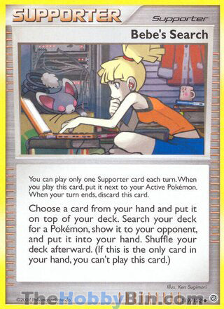 Bebe's Search #119/132 Uncommon - Secret Wonders Pokemon card