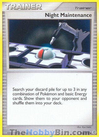 Night Maintenance #120/132 Uncommon - Secret Wonders Pokemon card
