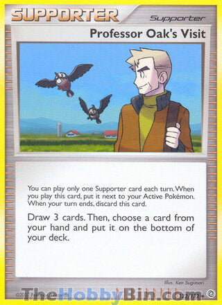 Professor Oak's Visit #122/132 Uncommon - Secret Wonders Pokemon card