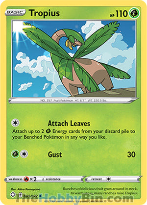 0005 Tropius Uncommon Shining Fates