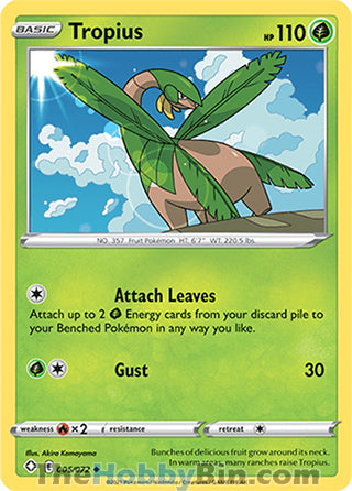 Tropius Shining Fates Uncommon #005/072