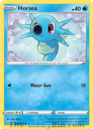 0020 Horsea Common Shining Fates