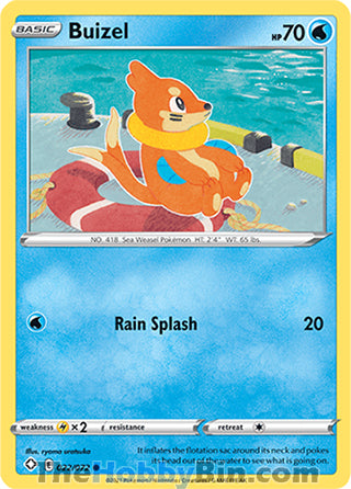 0022 Buizel Common Shining Fates