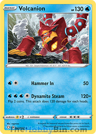 Volcanion Shining Fates Rare #025/072