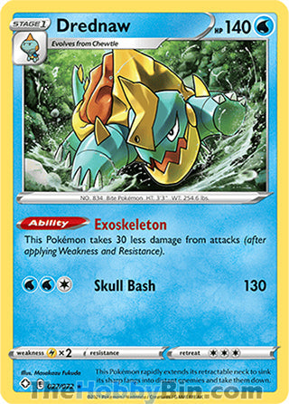 0027 Drednaw Rare Shining Fates