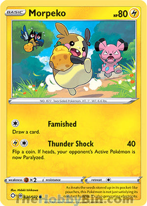 0036 Morpeko Common Shining Fates