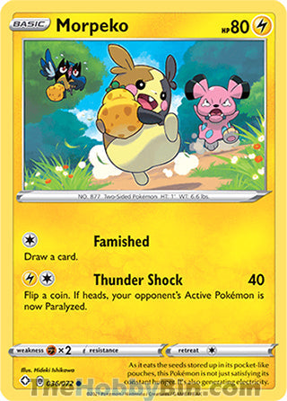 0036 Morpeko Common Shining Fates