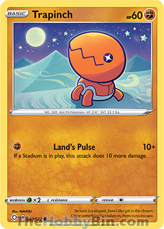 0040 Trapinch Common Shining Fates