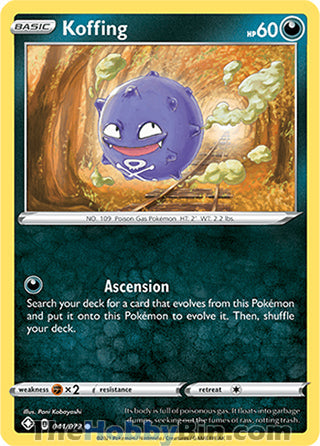 0041 Koffing Common Shining Fates