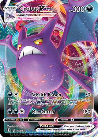 0045 Crobat VMAX Ultra Rare Shining Fates