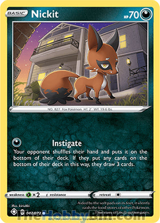 0047 Nickit Common Shining Fates