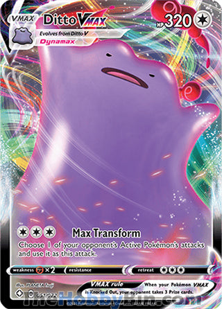 Ditto VMAX Shining Fates Ultra Rare #051/072