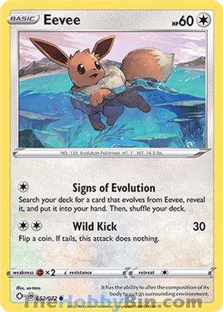 Eevee Shining Fates Common #052/072