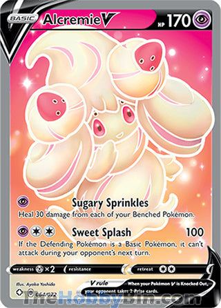 Alcremie V #064/072 Ultra Rare - Shining Fates Pokemon card